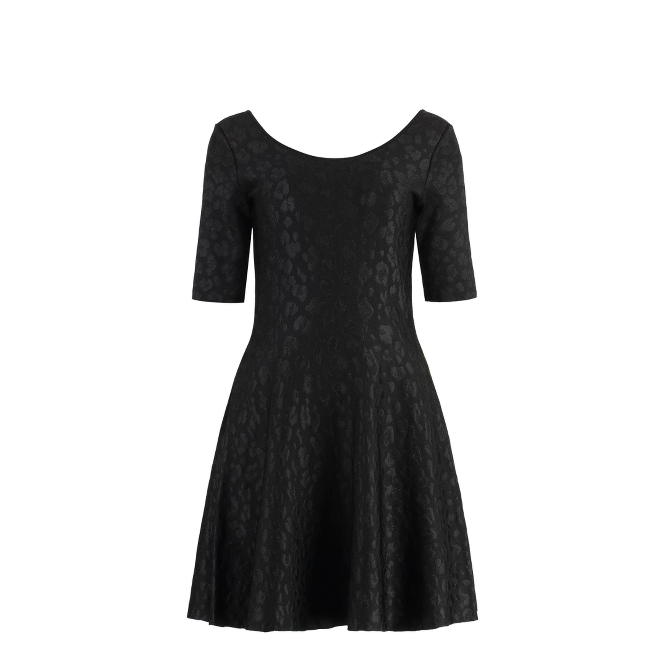 Jacquard Knit Mini-dress
