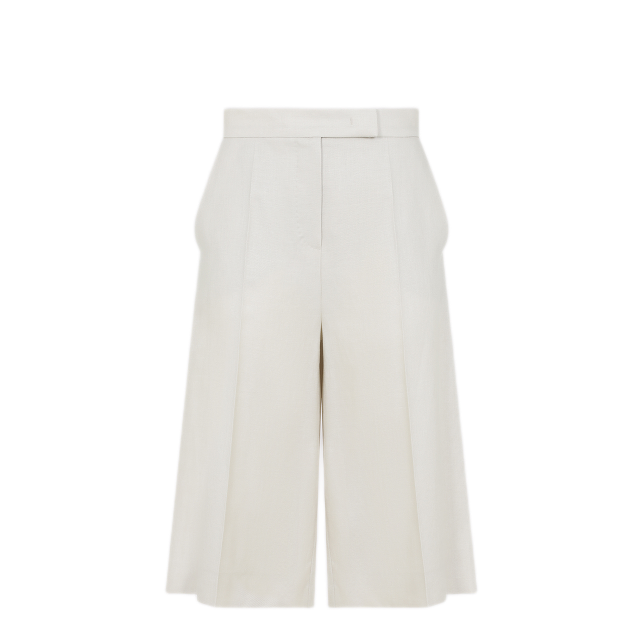 MAYFEYR - Max Mara - White Linen Bermuda - 2611131032600006