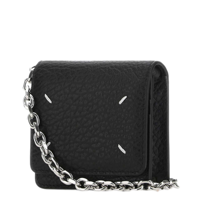 Black Calf Leather Wallet