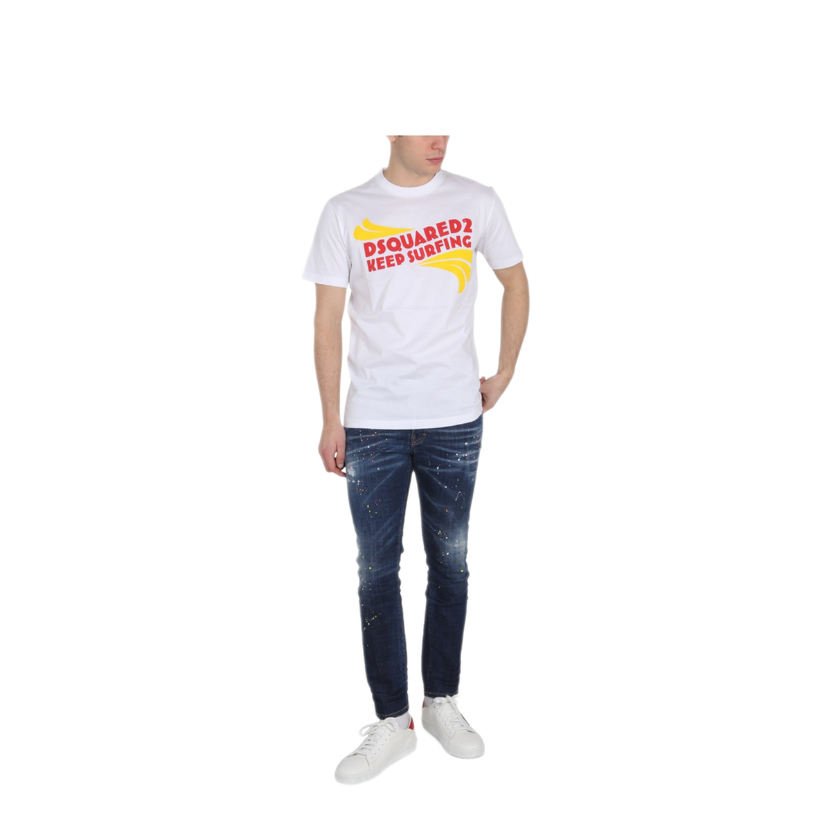 MAYFEYR - Dsquared2 - Logo Print T Shirt - S74GD1088S23009100