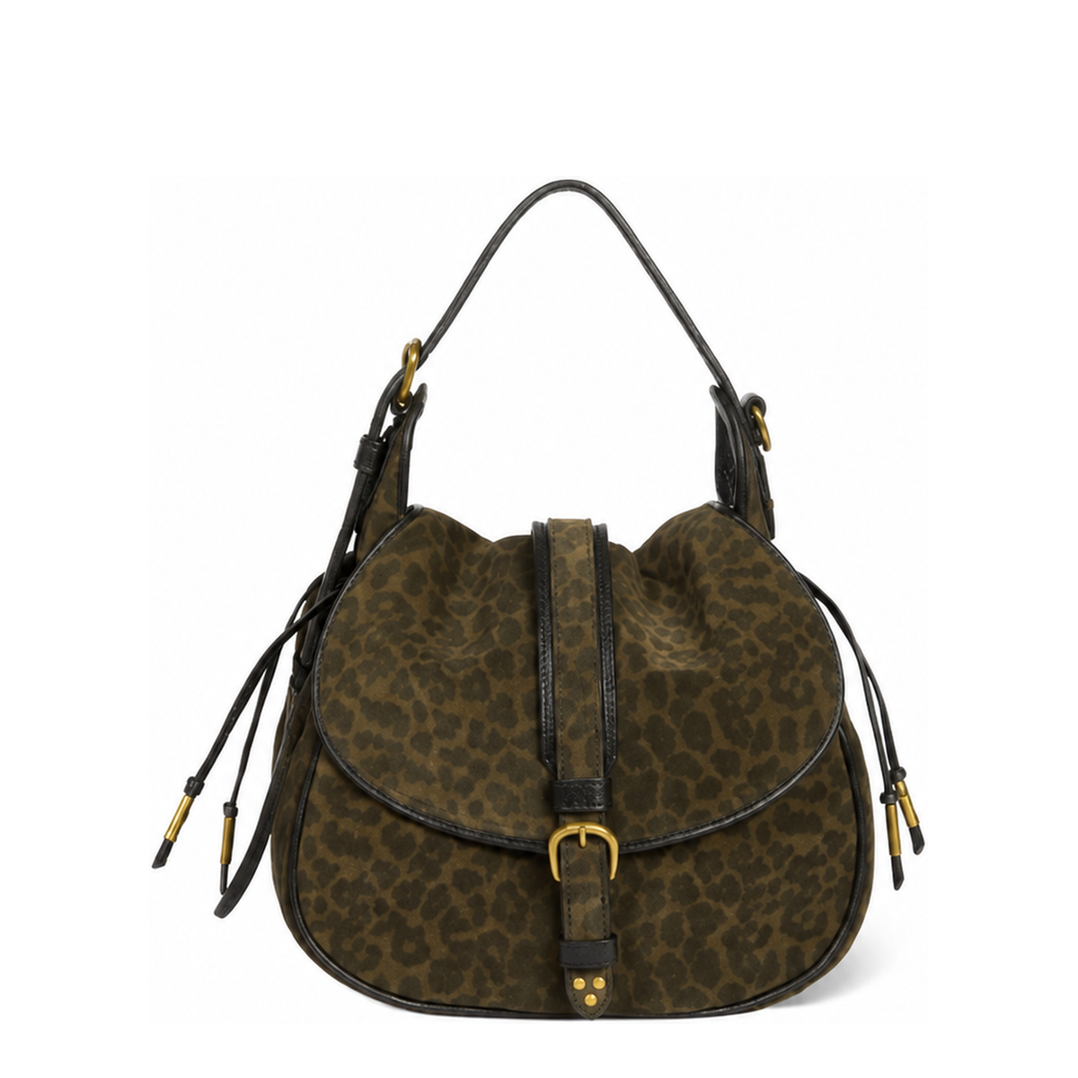MAYFEYR - JÉRÔME DREYFUSS - Gildas Shoulder Bag - 48GILDASCRIMPRIMLOPARDKAKI