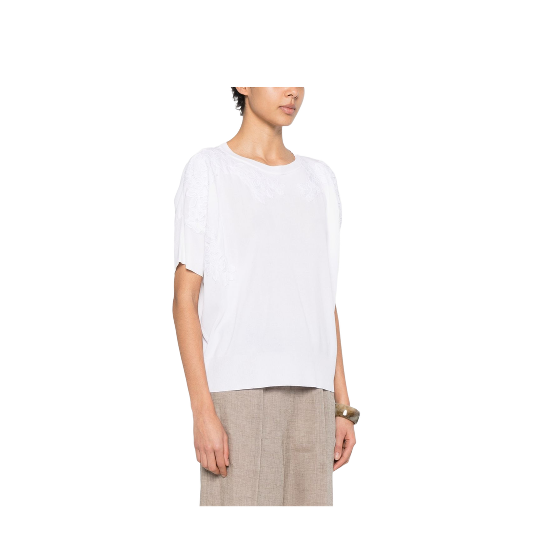 MAYFEYR - Ermanno Firenze - T-Shirts And Polos White - D48EM011EP2MF010