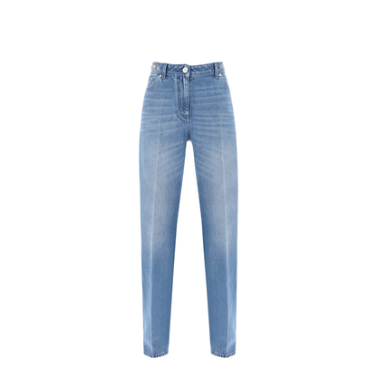 Denim Straight Leg Jeans