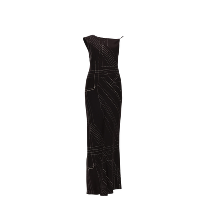 MAYFEYR - Alysi - Long Silk Dress - 116360P6223CHOCO