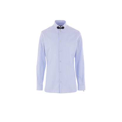 Cotton Oxford Shirt With Toggle