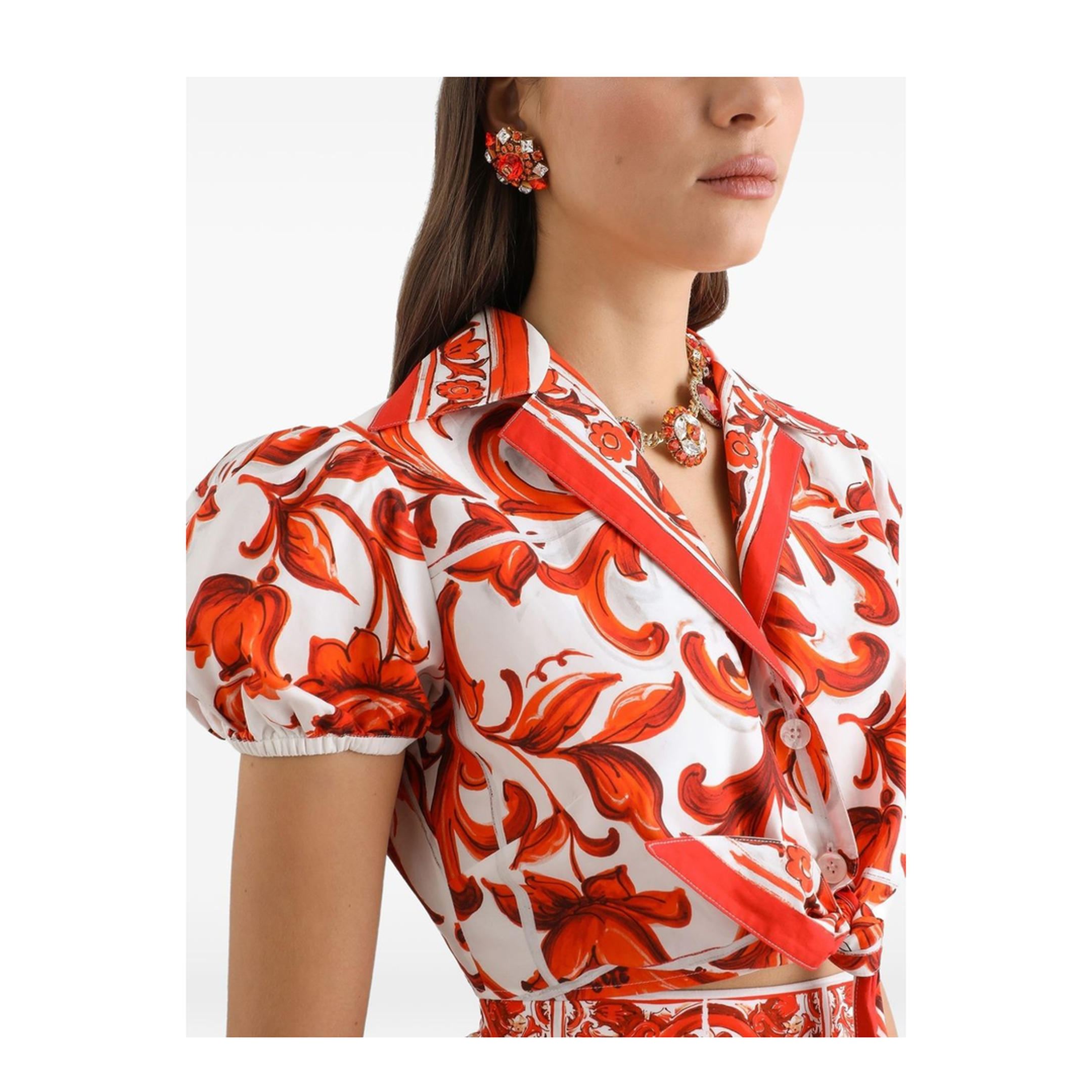 MAYFEYR - Dolce & Gabbana - Shirts Orange - F5T66TGDDRDS9000