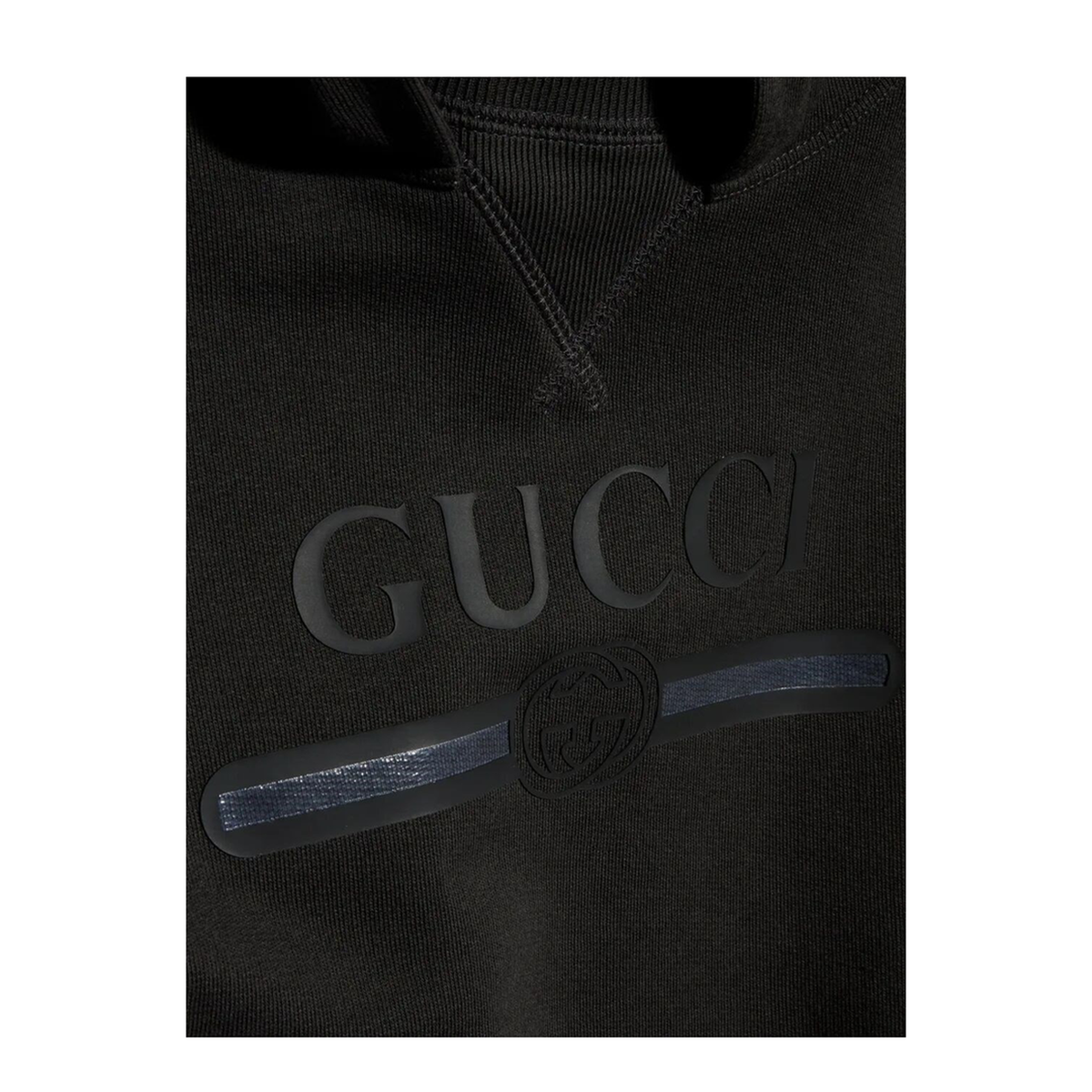 Cotton Hooded Sweatshirt With Print