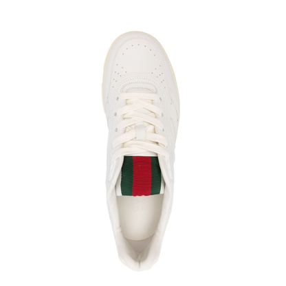 Re-Web Trainer in White Leather
