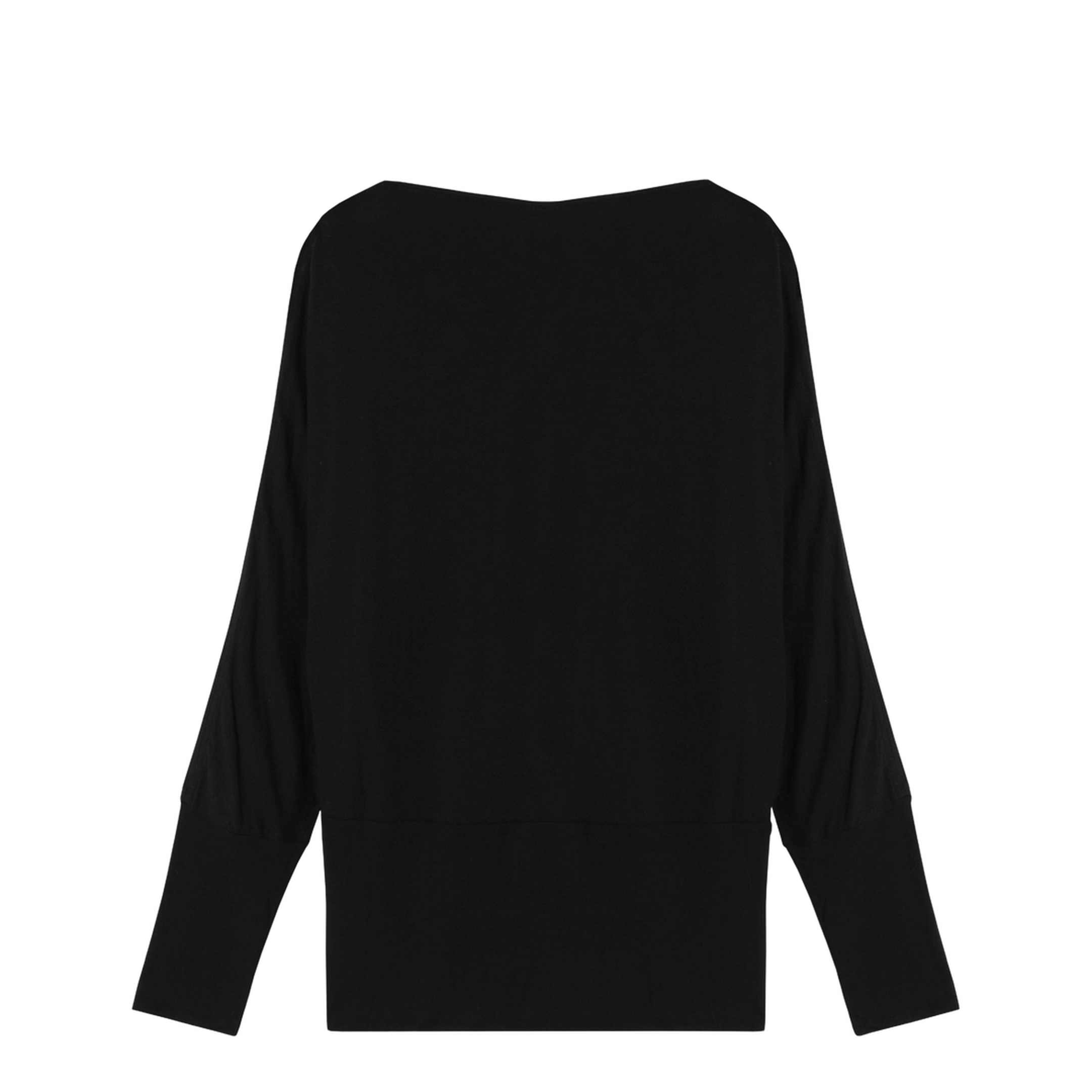 MAYFEYR - Toteme - Black Viscose Jersey Top - 262-WRT0667FB0635001