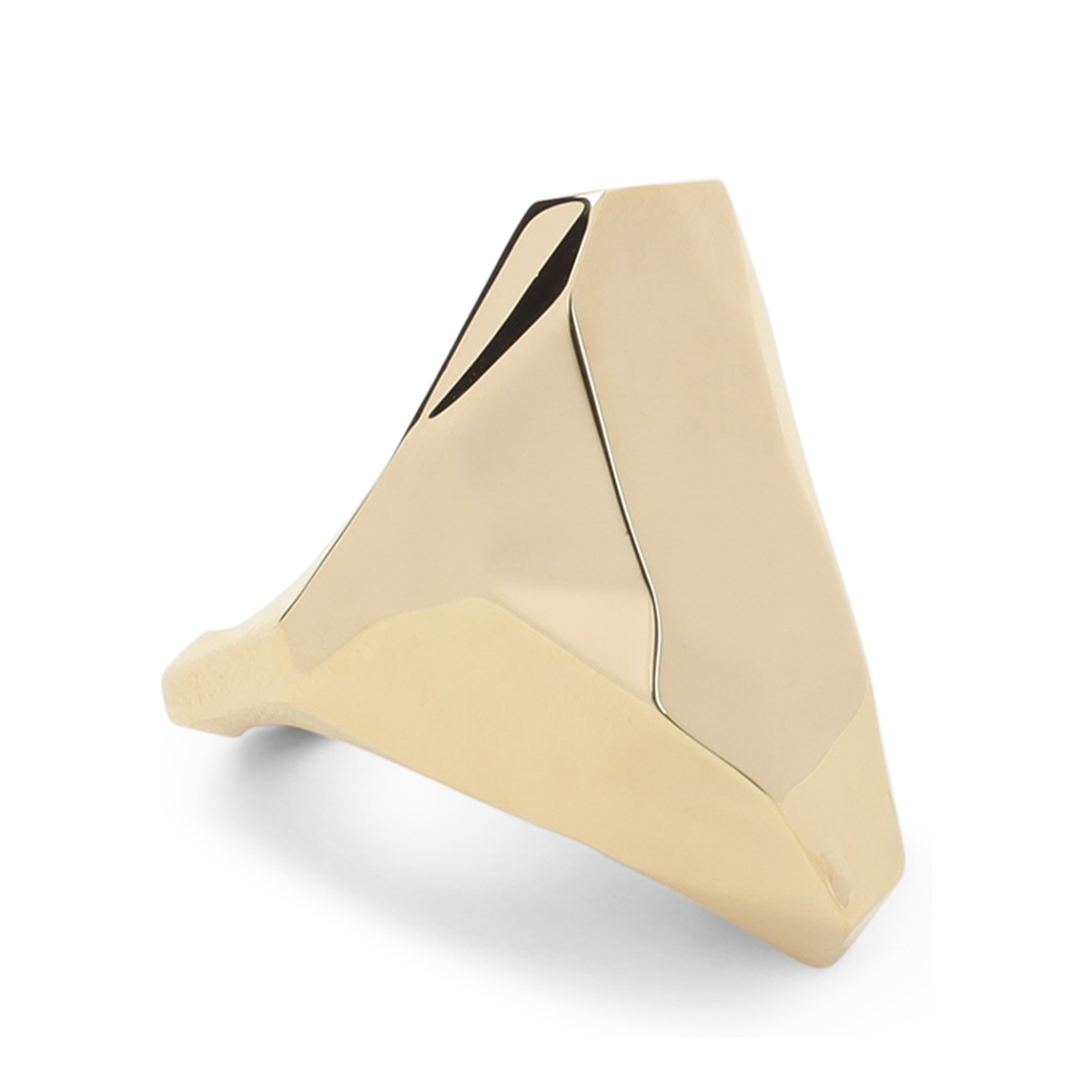 MAYFEYR - Lanvin - Gold Cubic Metal Brass Ring - AWCJFRI6LTCBH25M1