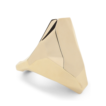 MAYFEYR - Lanvin - Gold Cubic Metal Brass Ring - AWCJFRI6LTCBH25M1