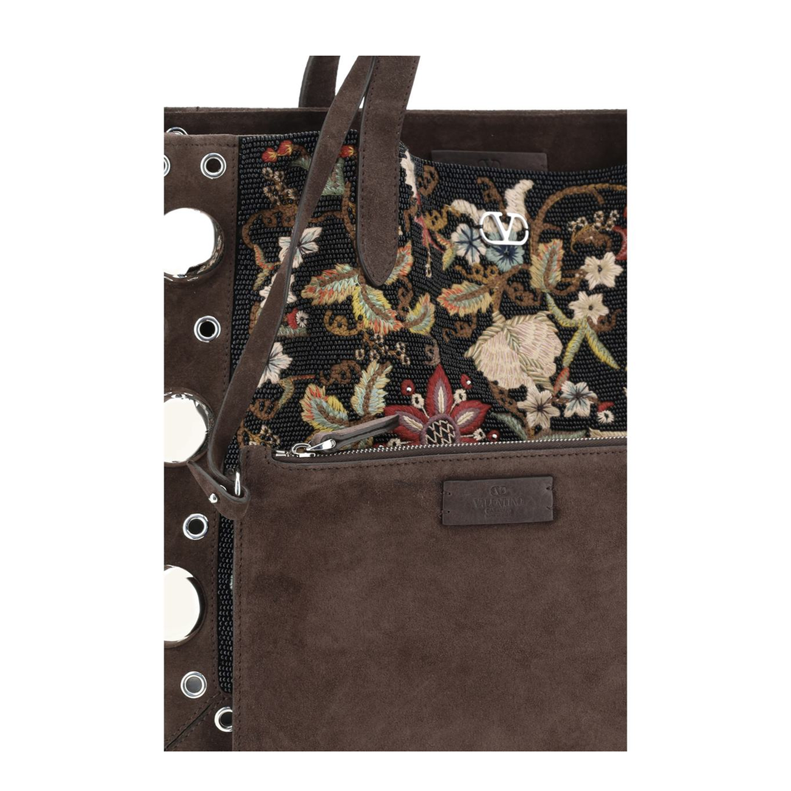 Floral Embroidered Nellcote Tote Bag