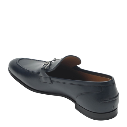 Jordaan Loafer in Dark Blue Leather