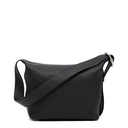 Loop Calfskin Hobo Bag - Black