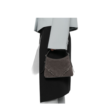 Leather Mini Bag Grey