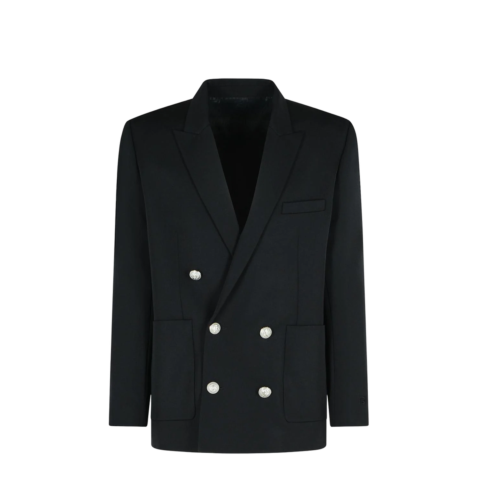 Black Virgin Wool Blazer