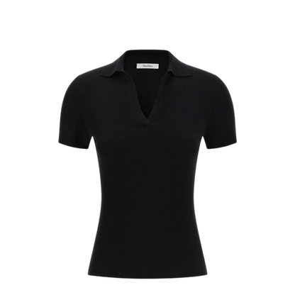 MAYFEYR -  - Rib-Knit Wool Polo Shirt - MXMALBERO