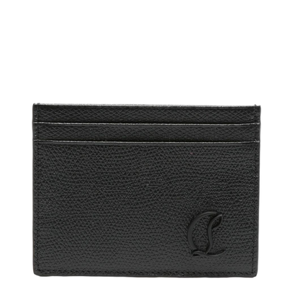 Black Calf Leather Card Holder