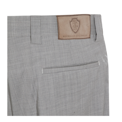 Mlange Wool Pants - Grey