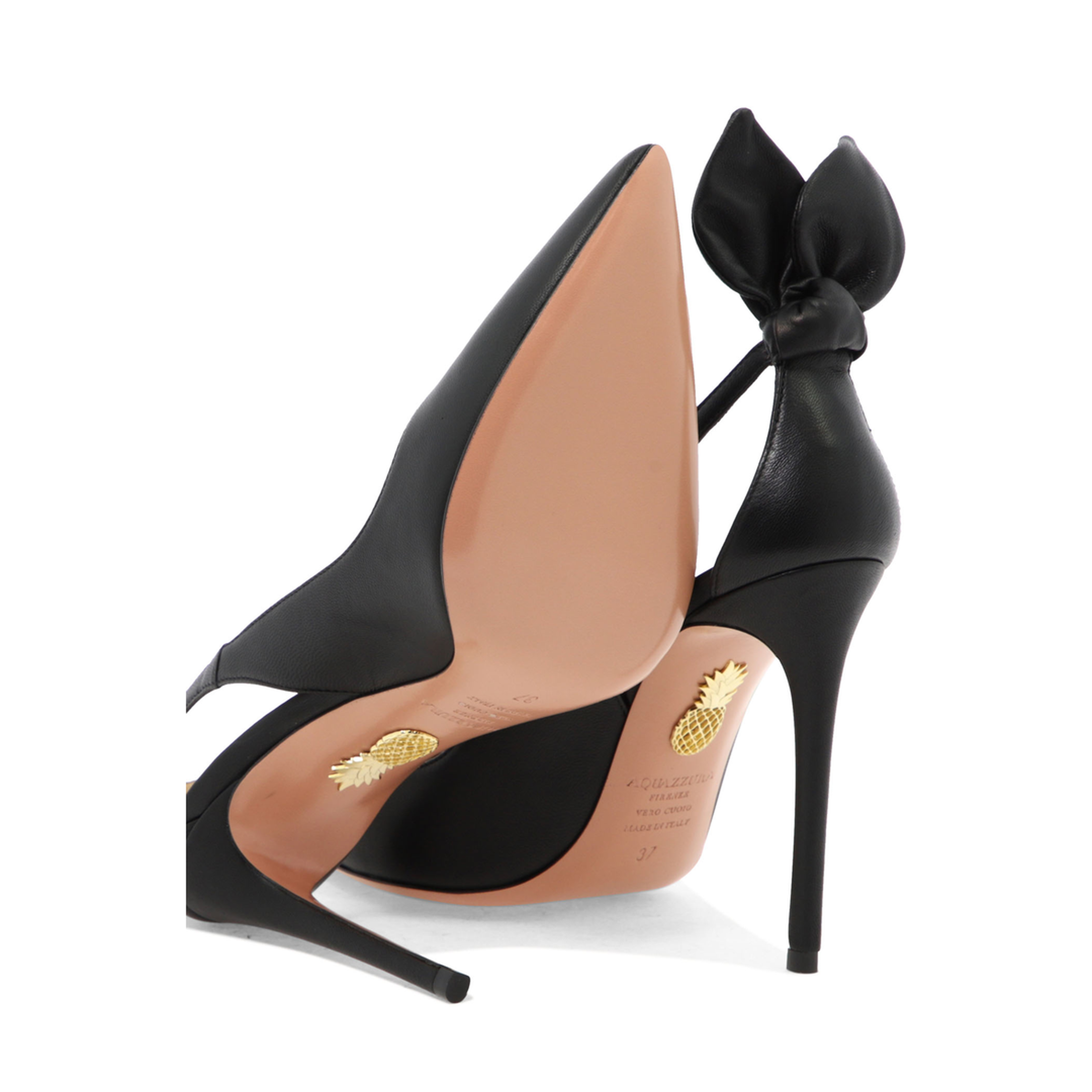 MAYFEYR - Aquazzura - Bow Tie Pump 105 Mm - DENHIGP0NAP000