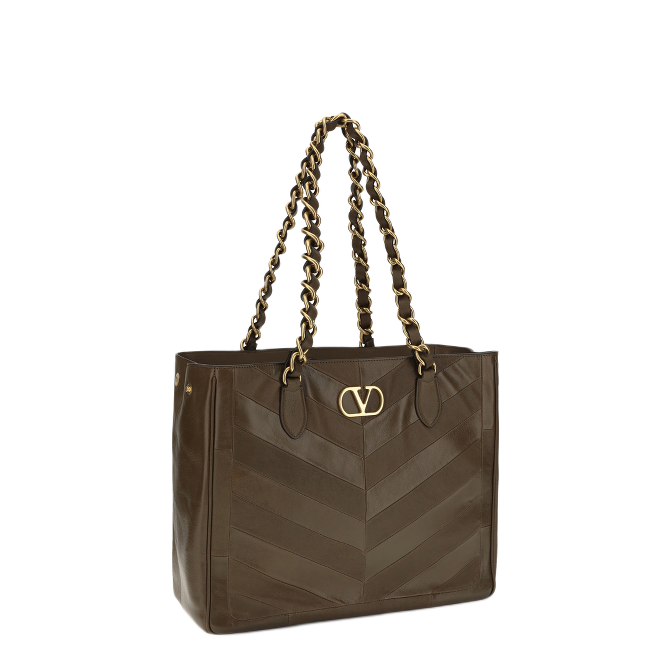 MAYFEYR - Valentino - Laseine Chevron Nappa Shopping Bag - 9W2B0T12PSN