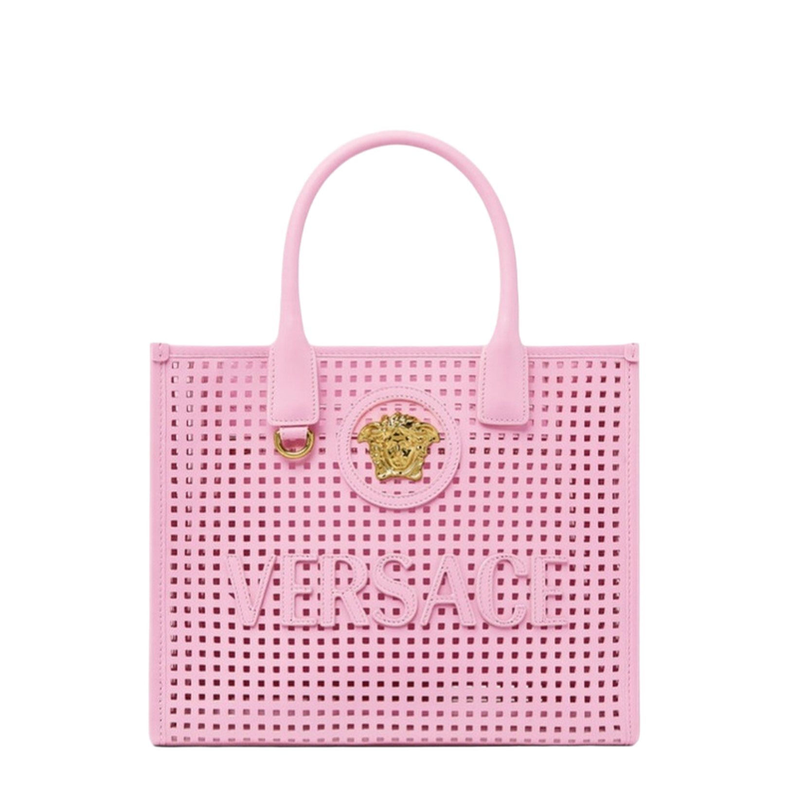 Tote Bag La Medusa Laser-Cut Pink