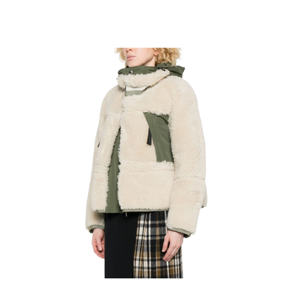 Fleece Texture Zip Fastening Jacket