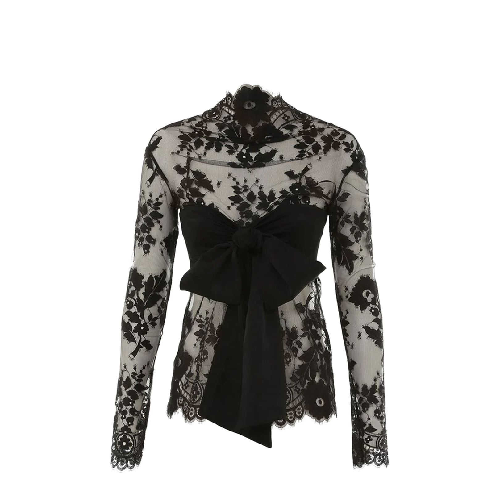Lace Bow Blouse