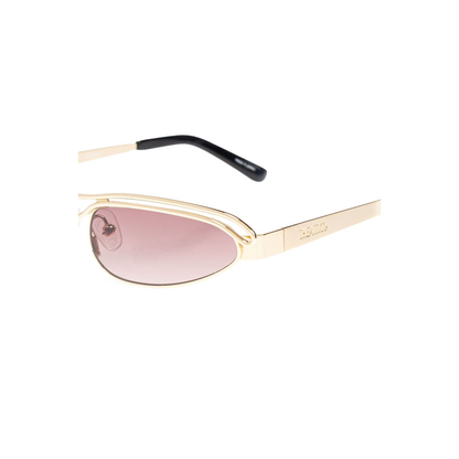 Norma Sunglasses in Gold and Purple