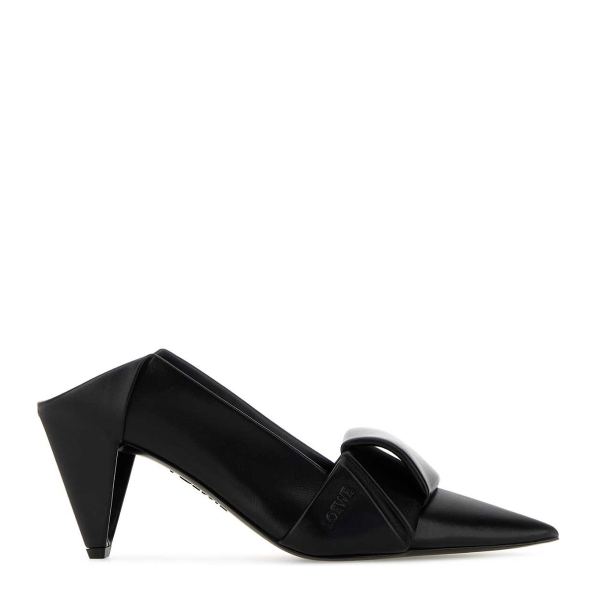MAYFEYR - Loewe - Black Leather Origami Mules - L814S01XB2BLACK