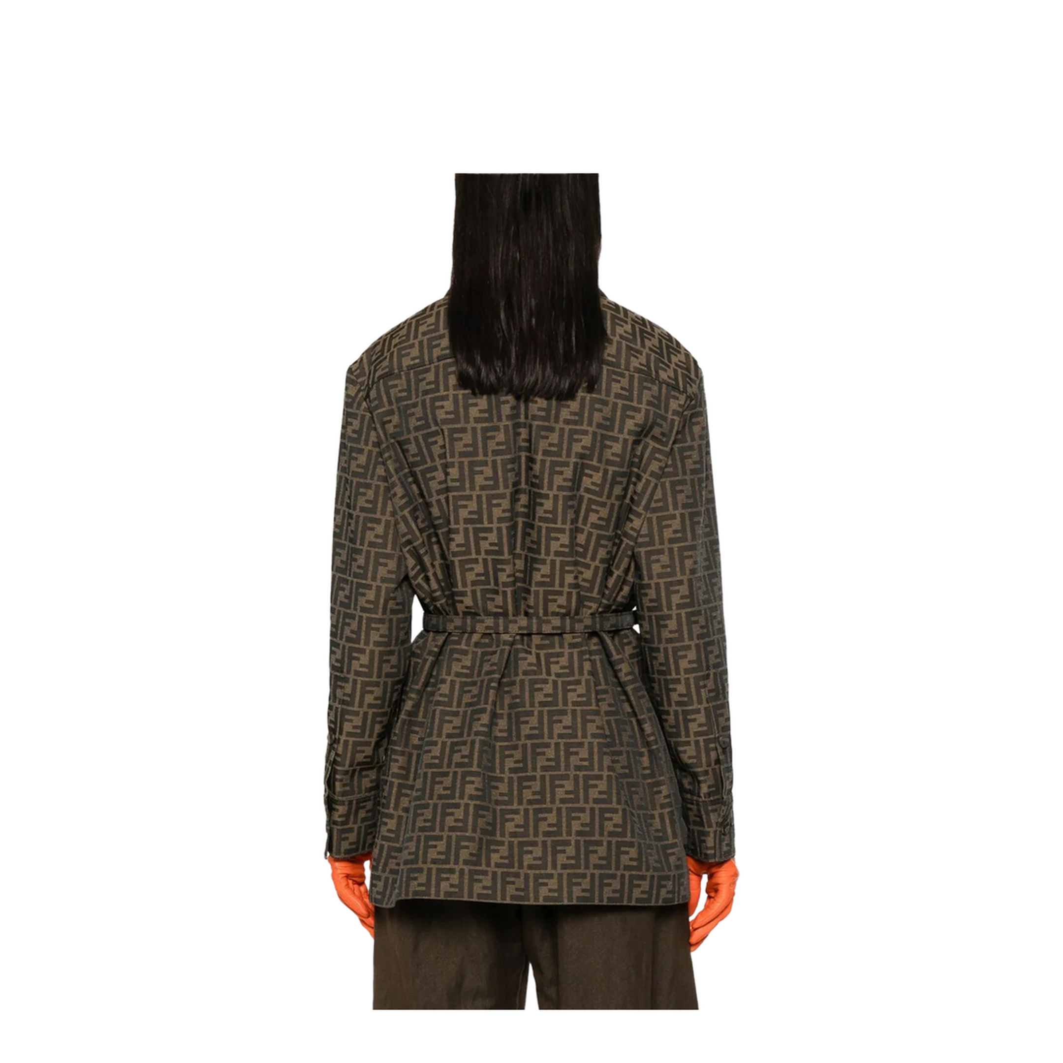 MAYFEYR - Fendi - Jacquard Canvas Shirt Jacket - FJ7564A5W3