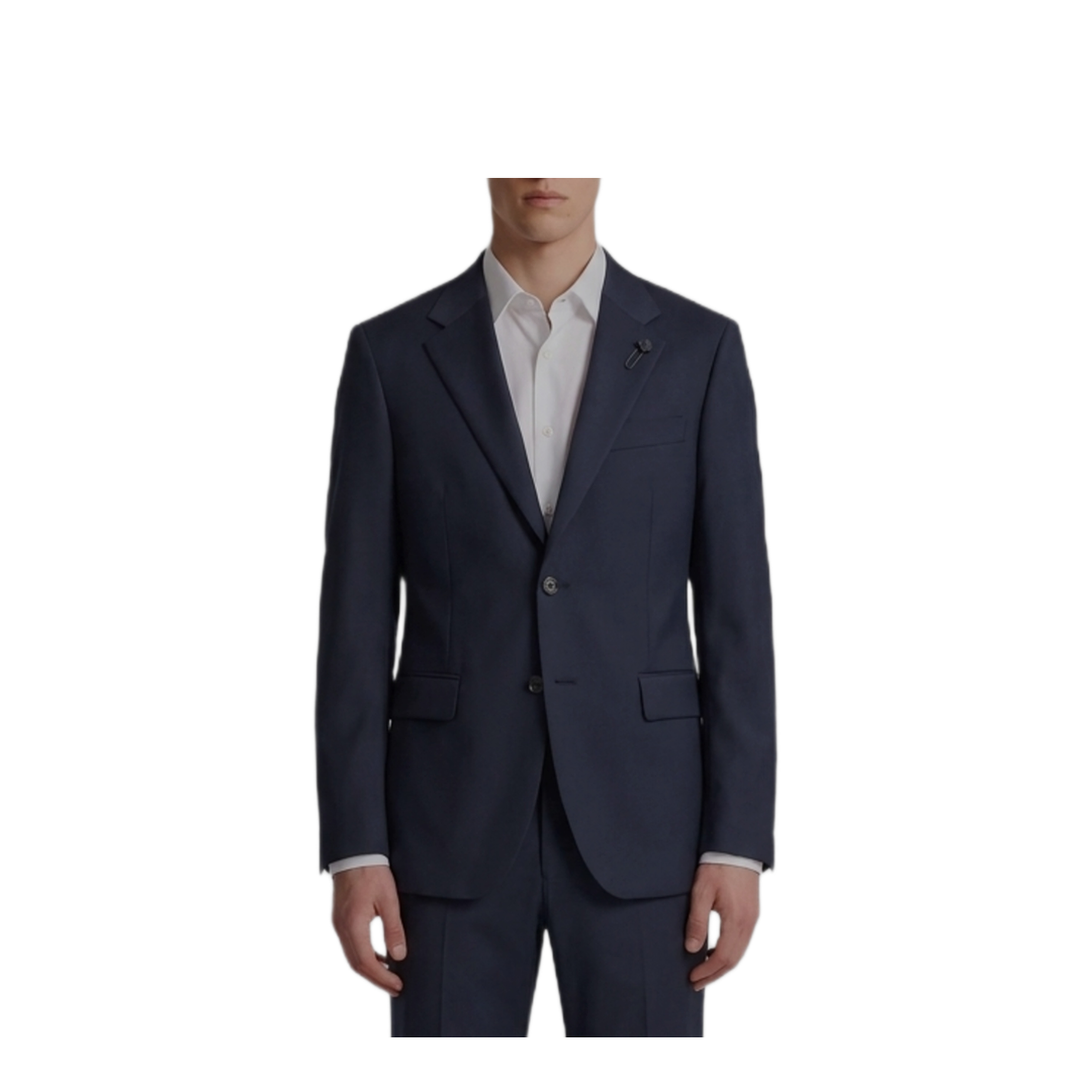 MAYFEYR - Lardini - Dark Blue Virgin Wool Suit - AC5931ECN64414850