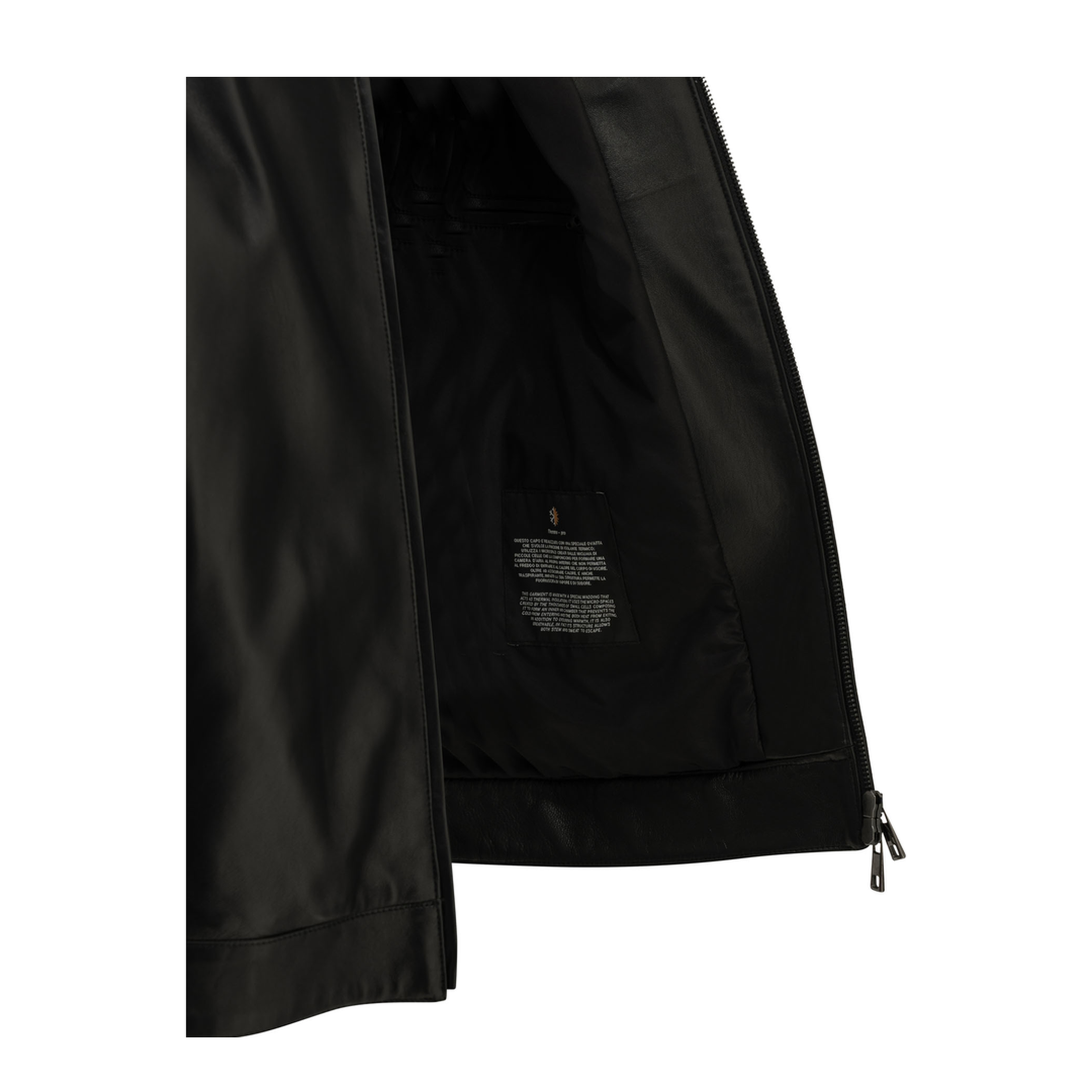 MAYFEYR - Altum - Padded Leather Jacket - MNLTHBOMBERNERO