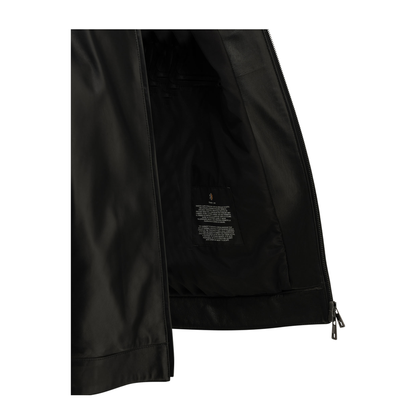 MAYFEYR - Altum - Padded Leather Jacket - MNLTHBOMBERNERO