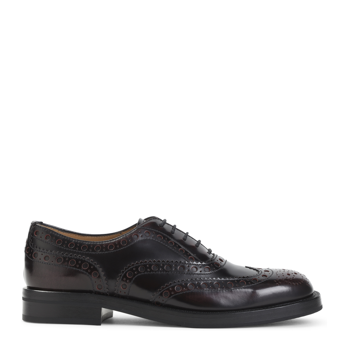 MAYFEYR -  - Brogue Oxford Shoes In Dark Burgundy - DE03059EMF0ADY