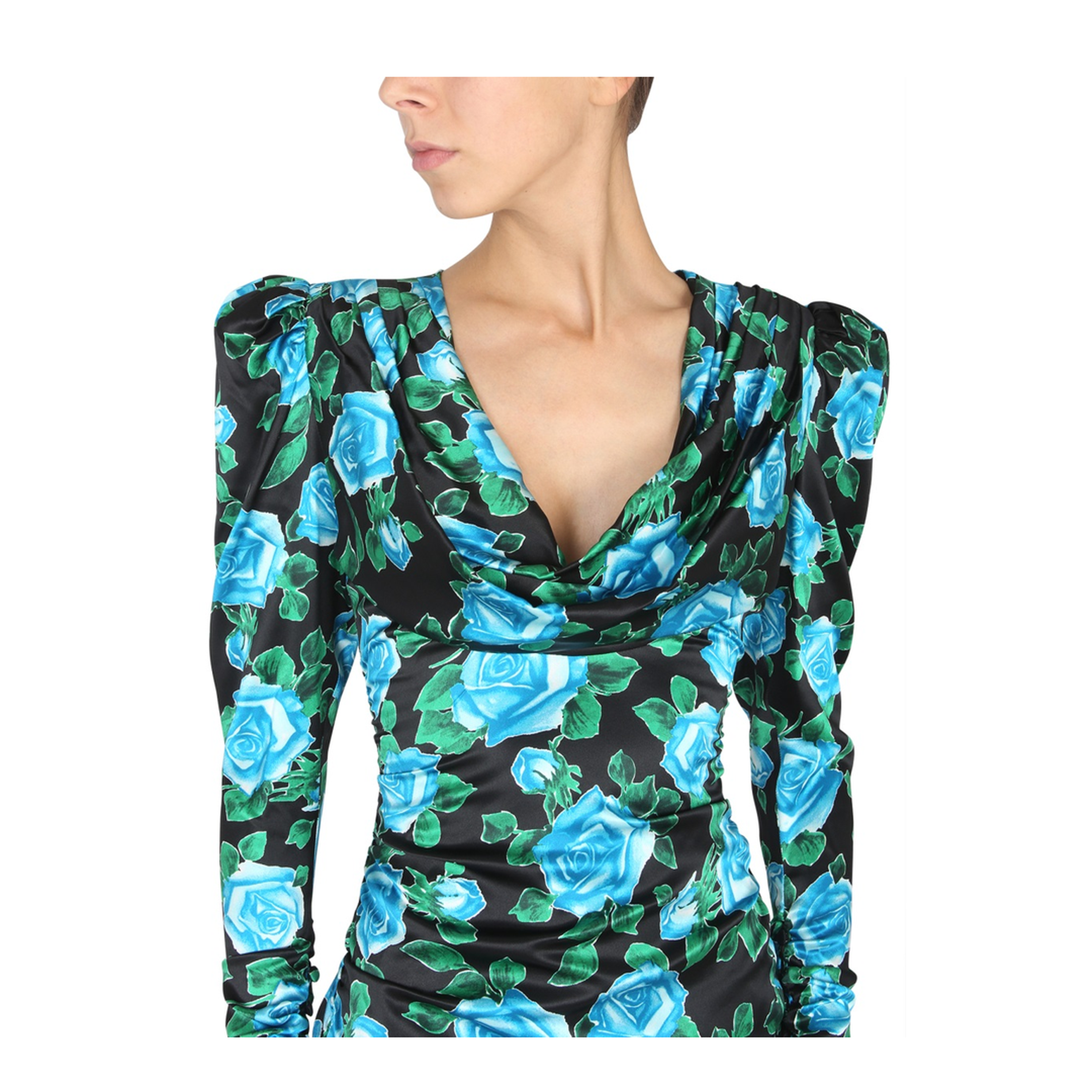 MAYFEYR - Alessandra Rich - Mini Satin Dress - FAB3078F3718900