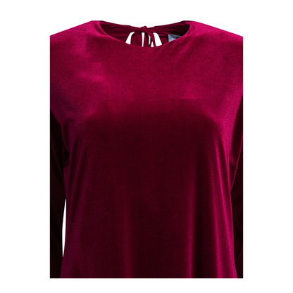MAYFEYR - Semper - Short Velvet Dress - 45874385RUBINO