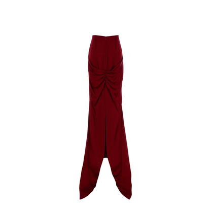 MAYFEYR - Valentino - Solid Cady Raso Skirt - 9B0RAFM39VQDC1
