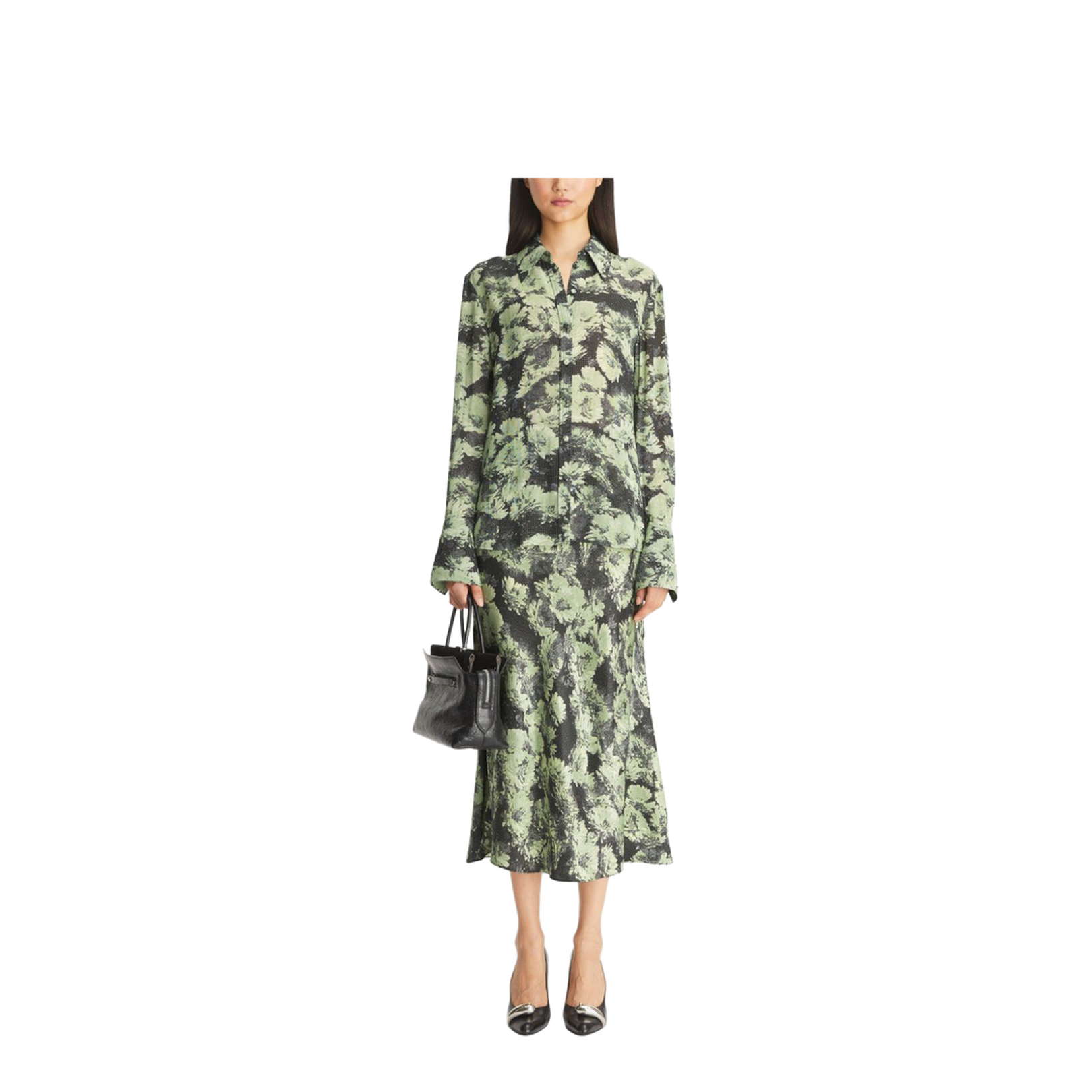 Printed viscose shirt