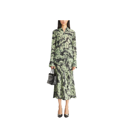 Printed viscose shirt