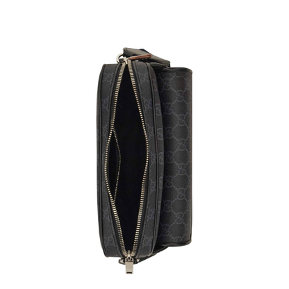 GG Black Small Leather Crossbody Bags - Black