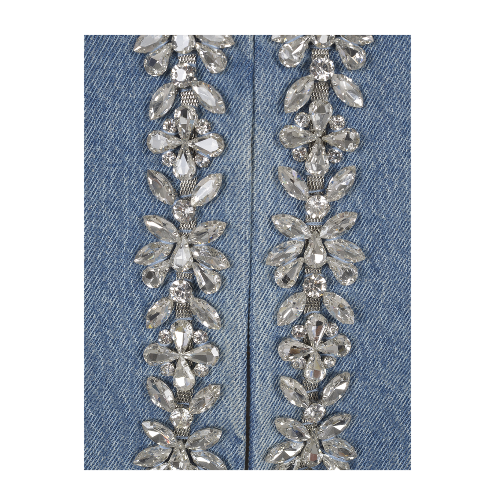 Crush Emb Denim Jacket