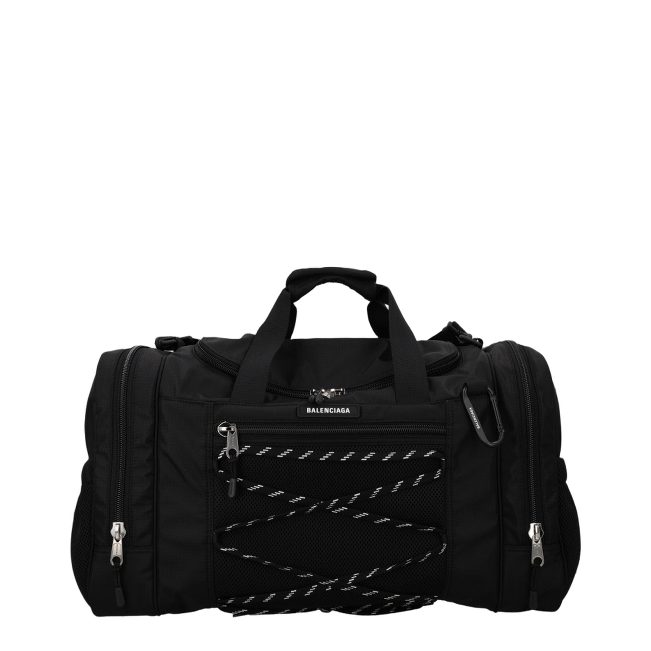 Hike Nylon Gym Bag - Black