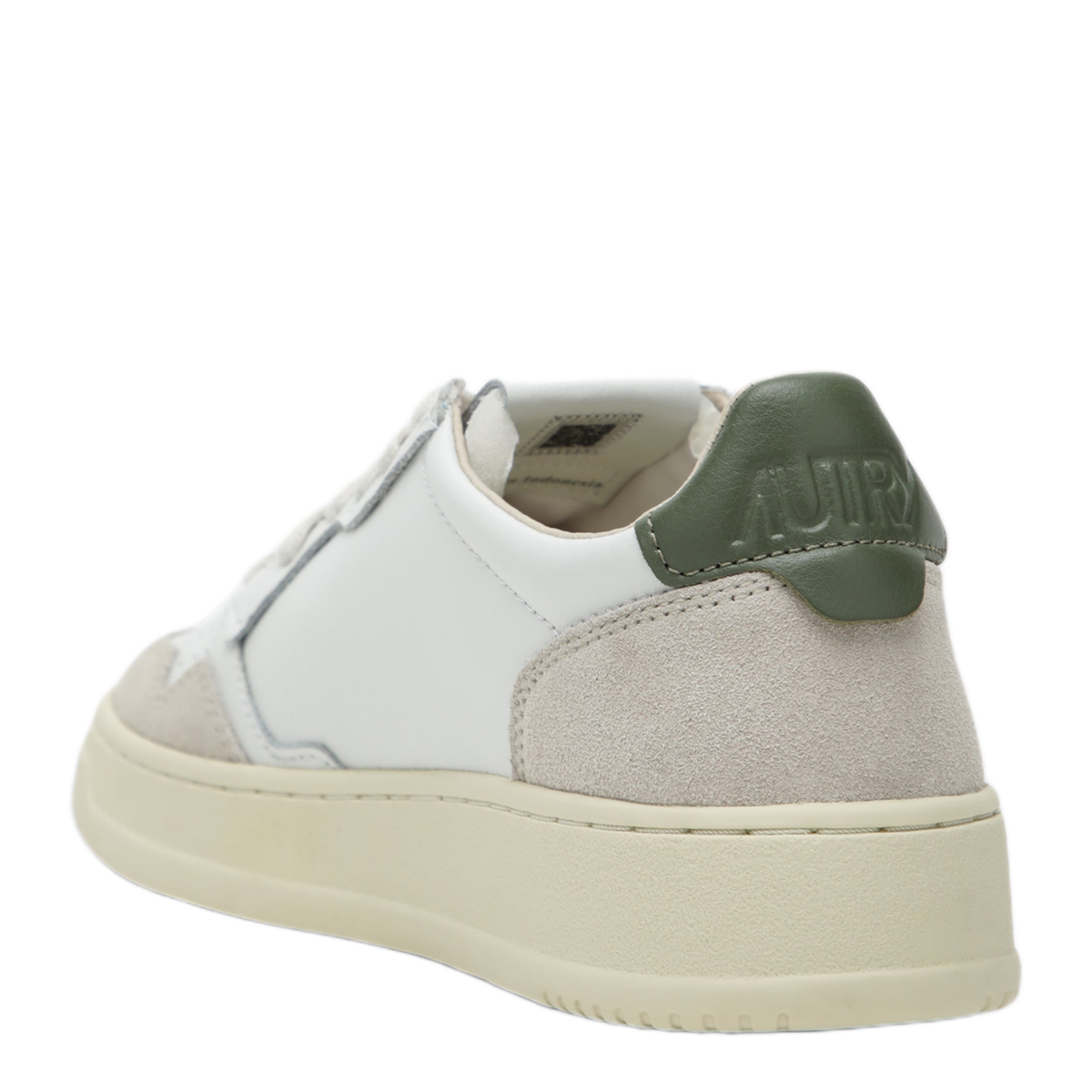 MAYFEYR - Autry - Medalist Low Sneakers In White Green Leather Suede - AULWLS17LS17