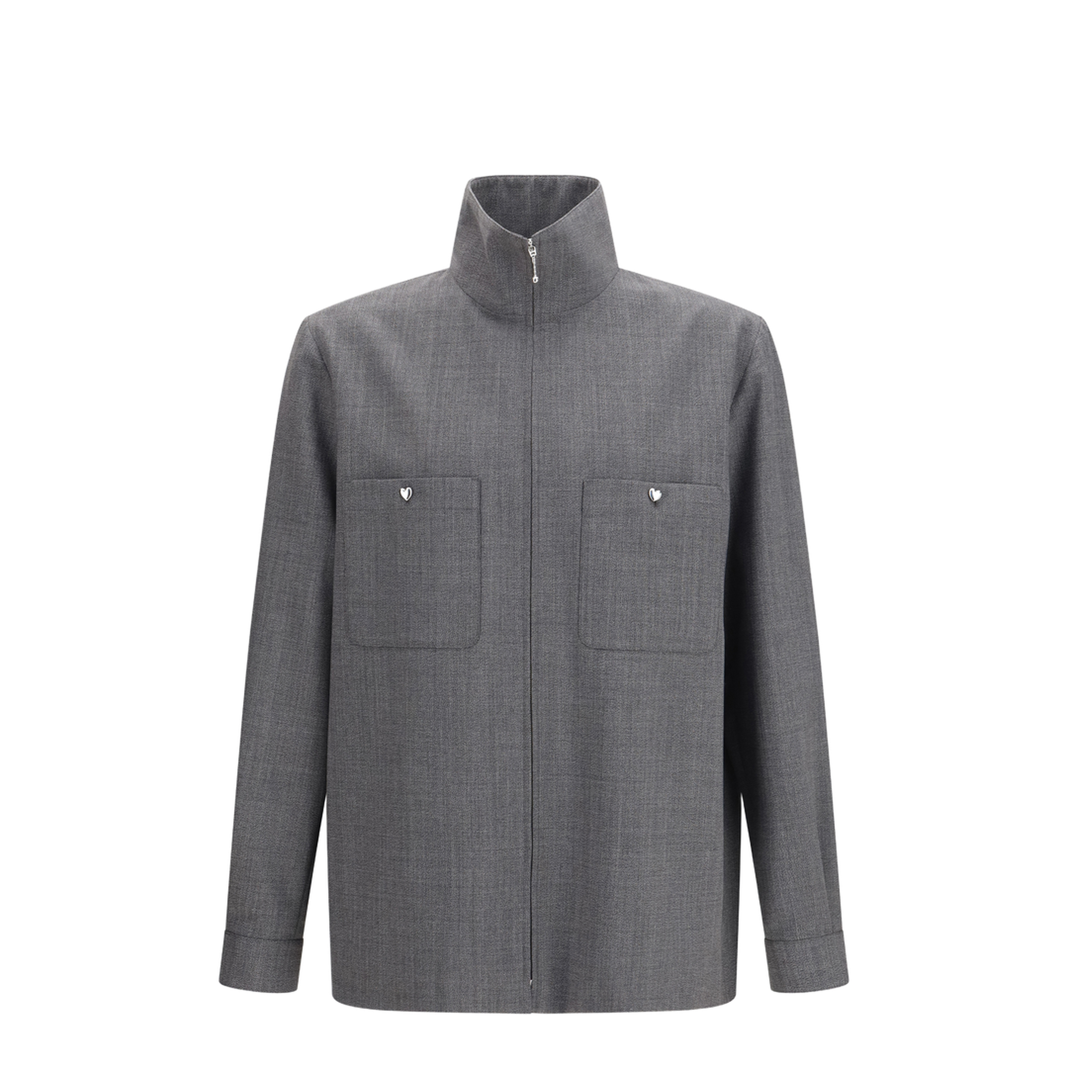 MAYFEYR - Valentino - Mouliné Wool Shirt Jacket - 8V0CIR15BFT