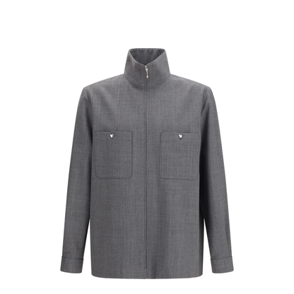 MAYFEYR - Valentino - Mouliné Wool Shirt Jacket - 8V0CIR15BFT