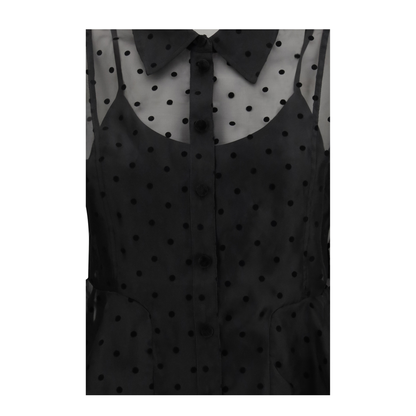 MAYFEYR - Ganni - Polka Dot Organza Shirt - A1040083