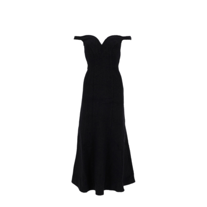 MAYFEYR - Self Portrait - Boucle Midi Dress - RS26075MBBLACK