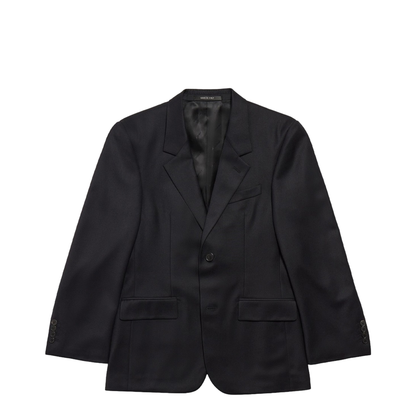 Standard Single-Breasted Tailored Blazer in Black