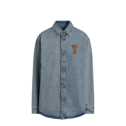 Denim Logo Overshirt